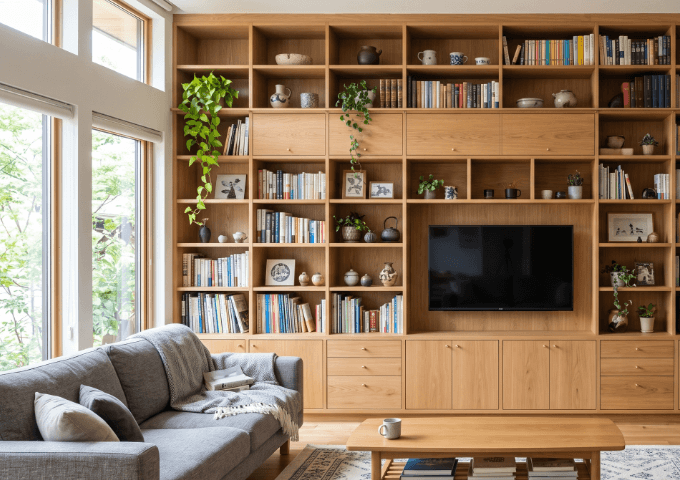 お部屋のすっきり度は仕組みにあり！「壁面収納」リフォームとは？